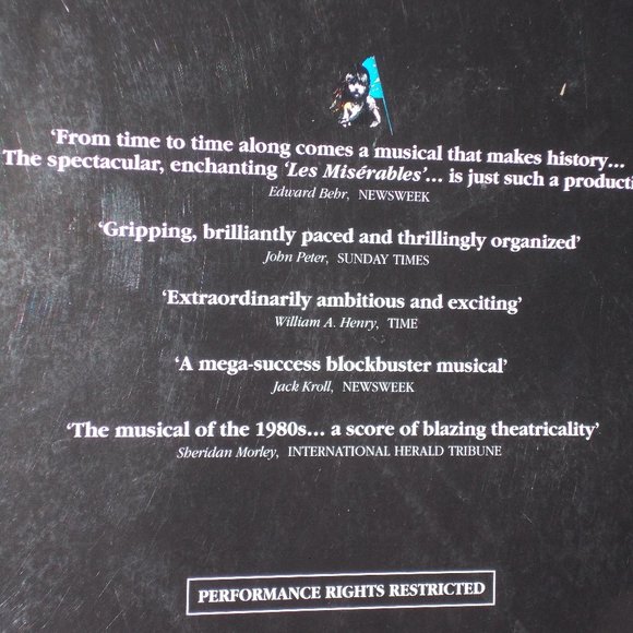 "Les Miserables" Piano/Vocal, 52 pages - Picture 3 of 3